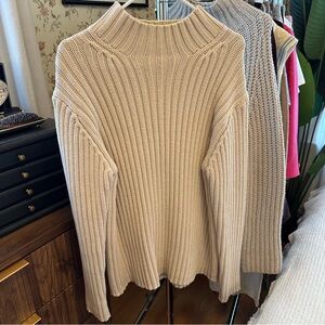Vintage Gap knit cream sweater sz L